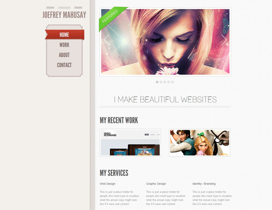 Single-Page Portfolio