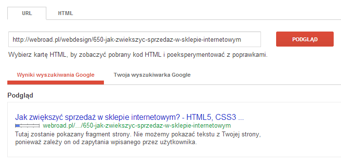 Narzędzie do testowania danych strukturalnych