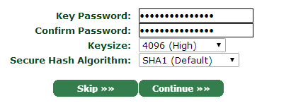Generate Private Key