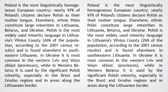 Dzielenie wyrazów CSS