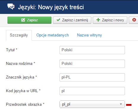 Nowy język treści