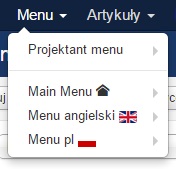 Menu języków